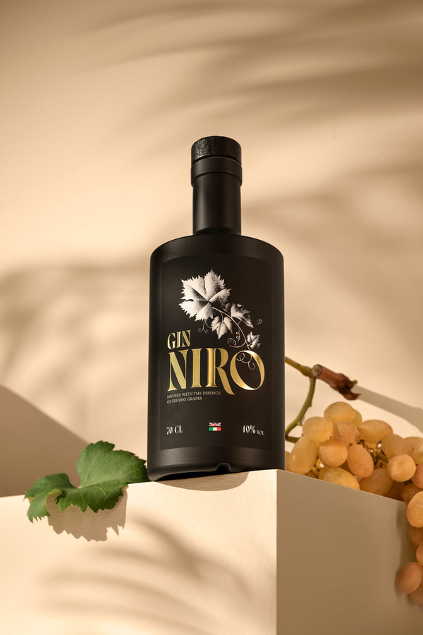 GIN NIRO Zibibbo - Bottiglia da 70cl, gin artigianale siciliano